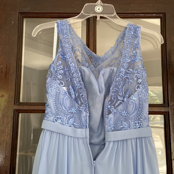 Cornflower Bridesmaid Dress - Picture 4 of 8